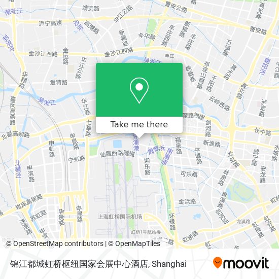 锦江都城虹桥枢纽国家会展中心酒店 map