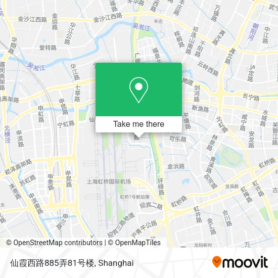 仙霞西路885弄81号楼 map