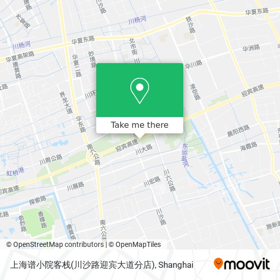 上海谱小院客栈(川沙路迎宾大道分店) map