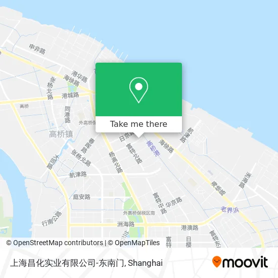 上海昌化实业有限公司-东南门 map