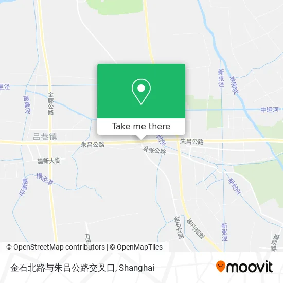 金石北路与朱吕公路交叉口 map