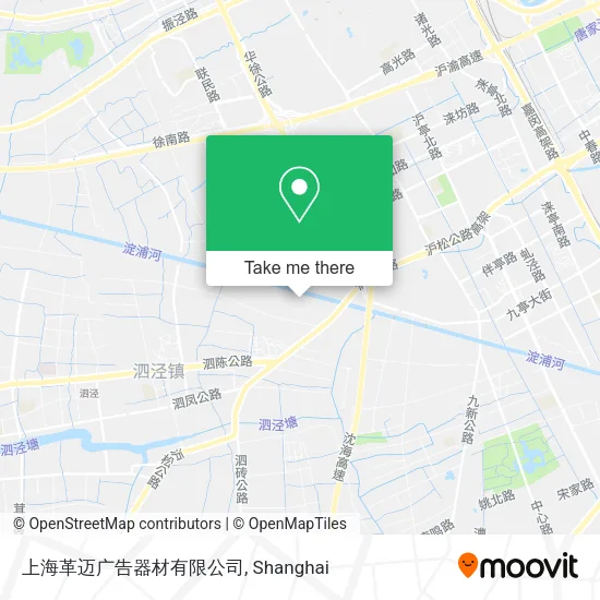上海革迈广告器材有限公司 map