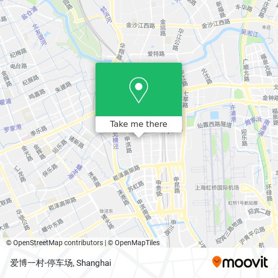 爱博一村-停车场 map