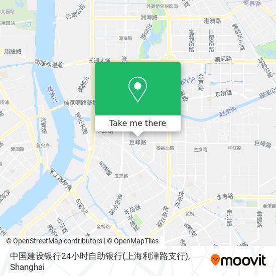 中国建设银行24小时自助银行(上海利津路支行) map