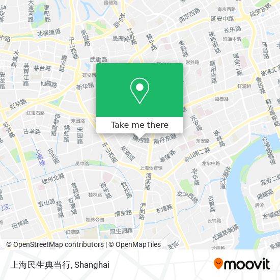 上海民生典当行 map