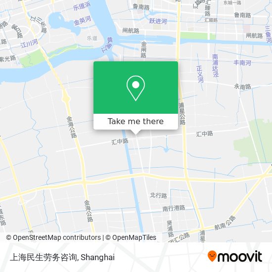 上海民生劳务咨询 map