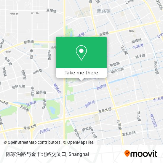 陈家沟路与金丰北路交叉口 map