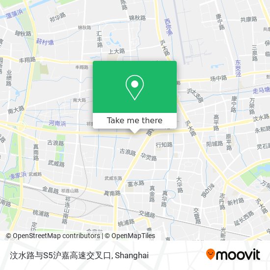 汶水路与S5沪嘉高速交叉口 map
