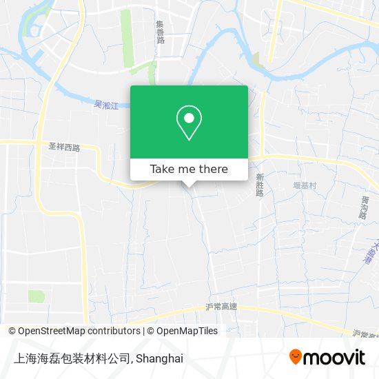 上海海磊包装材料公司 map