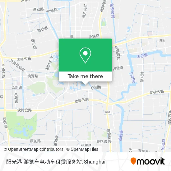 阳光港-游览车电动车租赁服务站 map