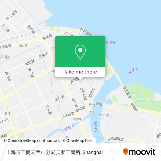上海市工商局宝山分局吴淞工商所 map