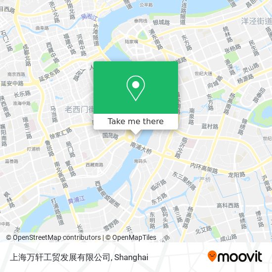 上海万轩工贸发展有限公司 map