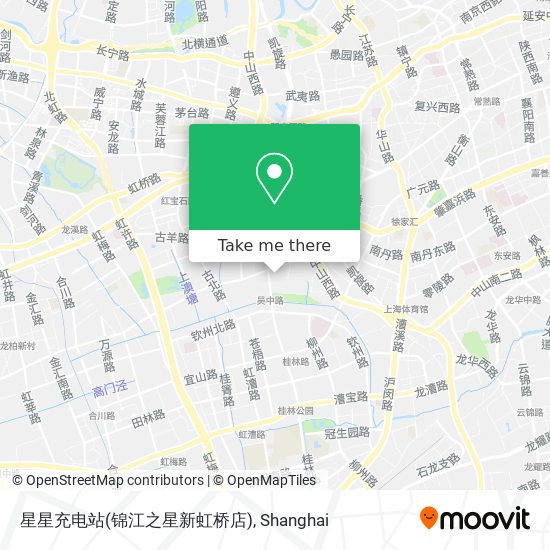 星星充电站(锦江之星新虹桥店) map