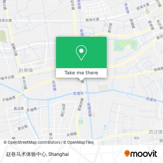 赵巷马术体验中心 map
