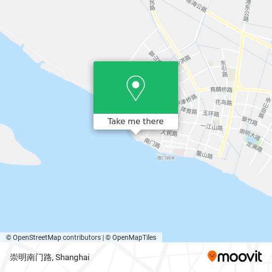 崇明南门路 map