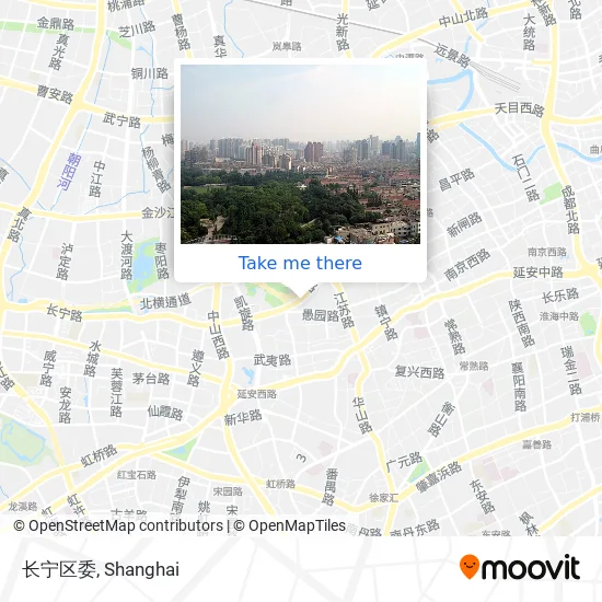 长宁区委 map