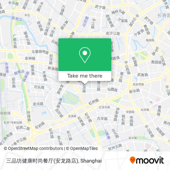 三品坊健康时尚餐厅(安龙路店) map