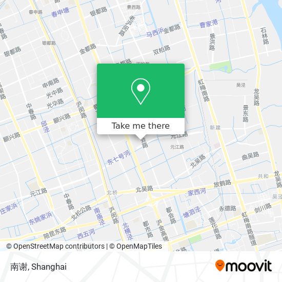 南谢 map