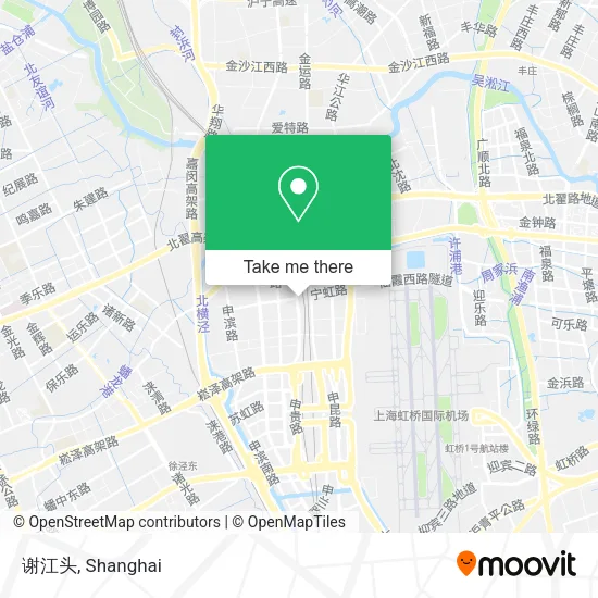 谢江头 map