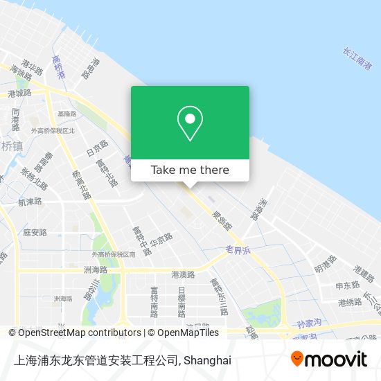 上海浦东龙东管道安装工程公司 map