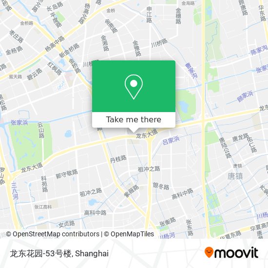 龙东花园-53号楼 map