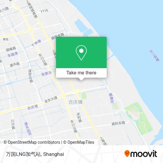 万国LNG加气站 map