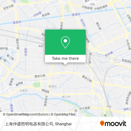 上海仲盛照明电器有限公司 map