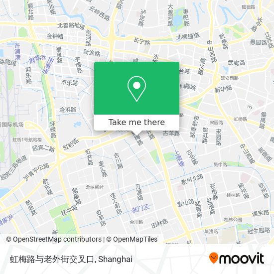 虹梅路与老外街交叉口 map