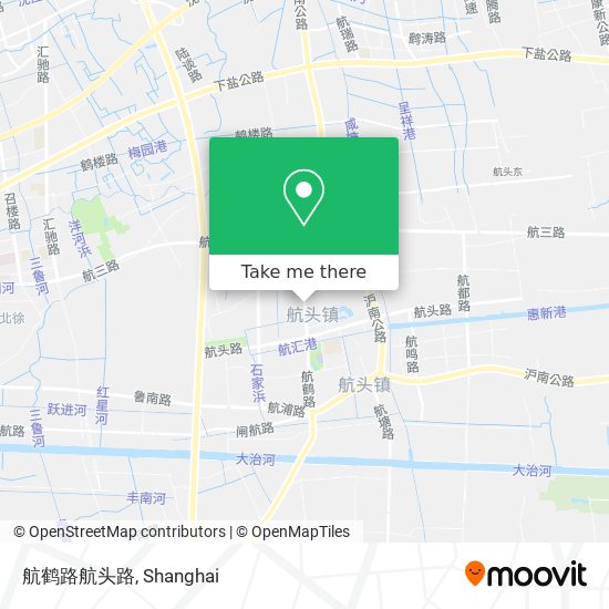 航鹤路航头路 map