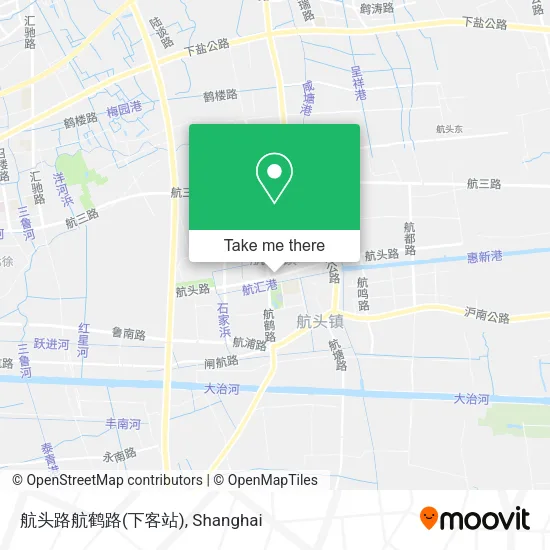 航头路航鹤路(下客站) map