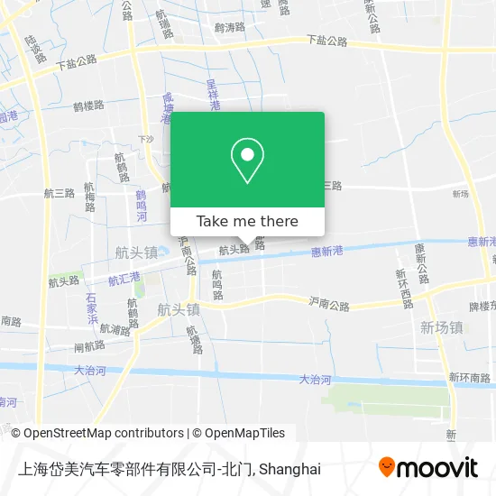 上海岱美汽车零部件有限公司-北门 map