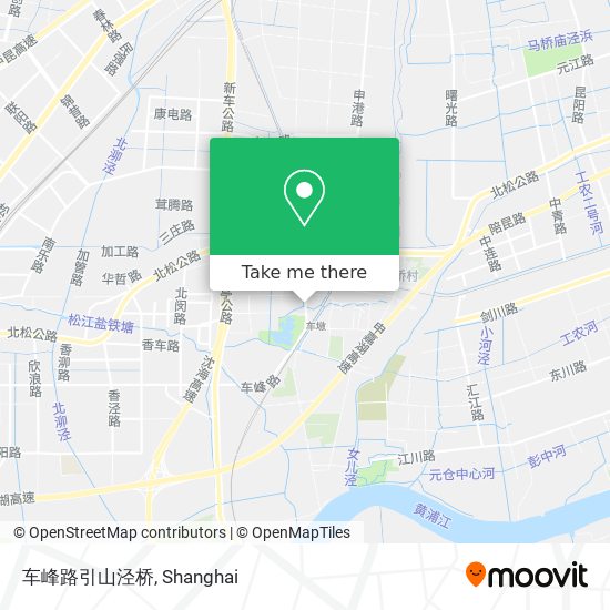 车峰路引山泾桥 map