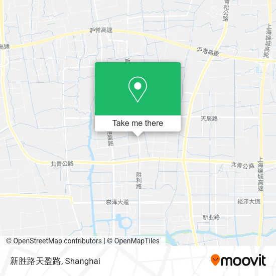 新胜路天盈路 map