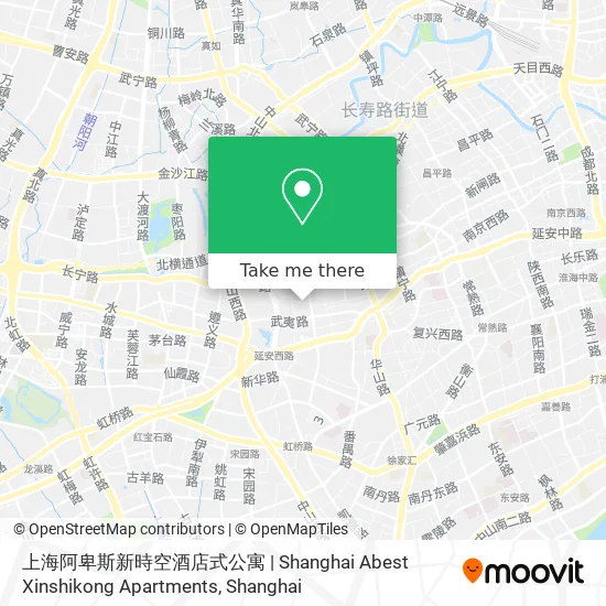 上海阿卑斯新時空酒店式公寓 | Shanghai Abest Xinshikong Apartments map