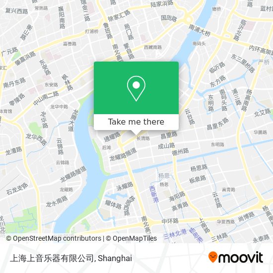 上海上音乐器有限公司 map