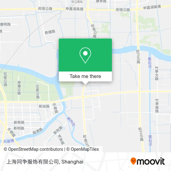 上海同争服饰有限公司 map
