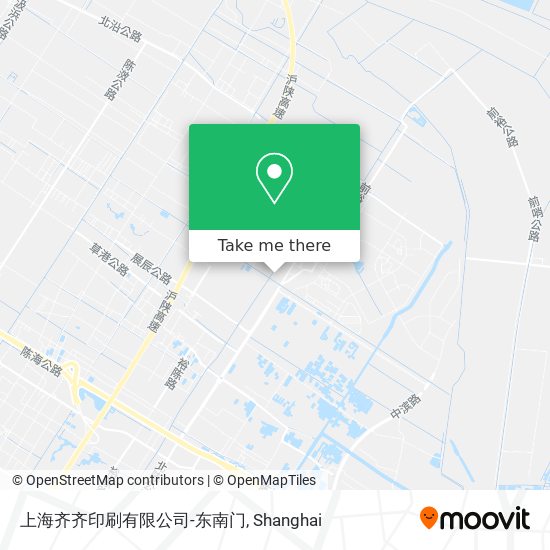 上海齐齐印刷有限公司-东南门 map