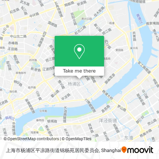 上海市杨浦区平凉路街道锦杨苑居民委员会 map