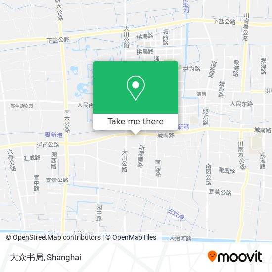 大众书局 map