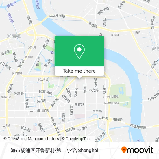 上海市杨浦区开鲁新村-第二小学 map