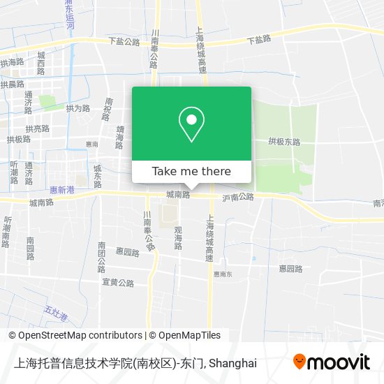 上海托普信息技术学院(南校区)-东门 map
