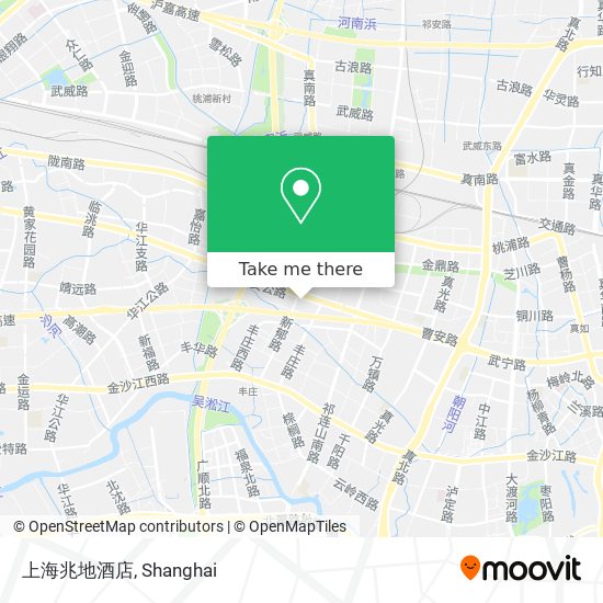 上海兆地酒店 map