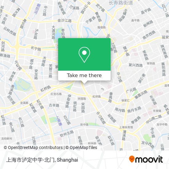 上海市泸定中学-北门 map