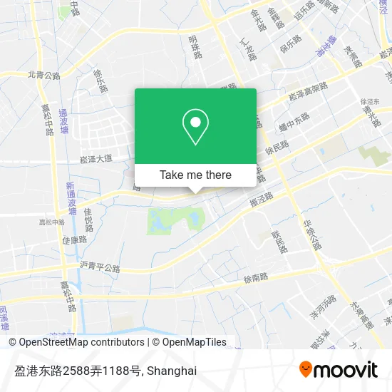 盈港东路2588弄1188号 map