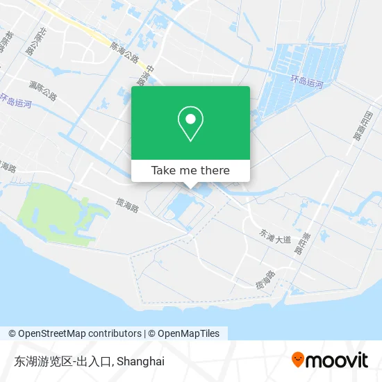 东湖游览区-出入口 map
