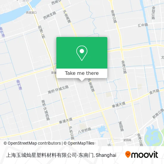 上海玉城灿星塑料材料有限公司-东南门 map