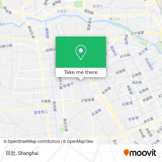 田肚 map