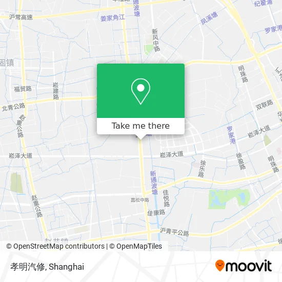 孝明汽修 map