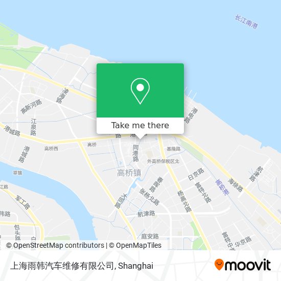 上海雨韩汽车维修有限公司 map