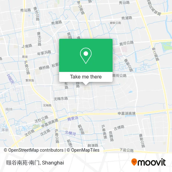 颐谷南苑-南门 map
